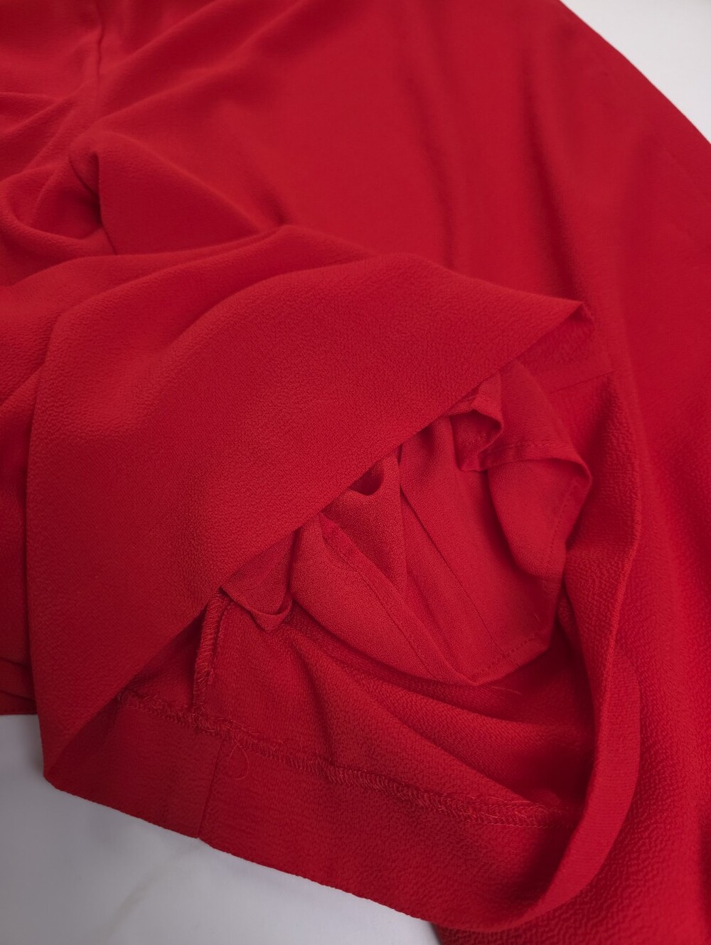Michael Kors Bright Red Sleeveless Wide-Leg Jumpsuit with Belt Sz 8 - Picture 10 of 10